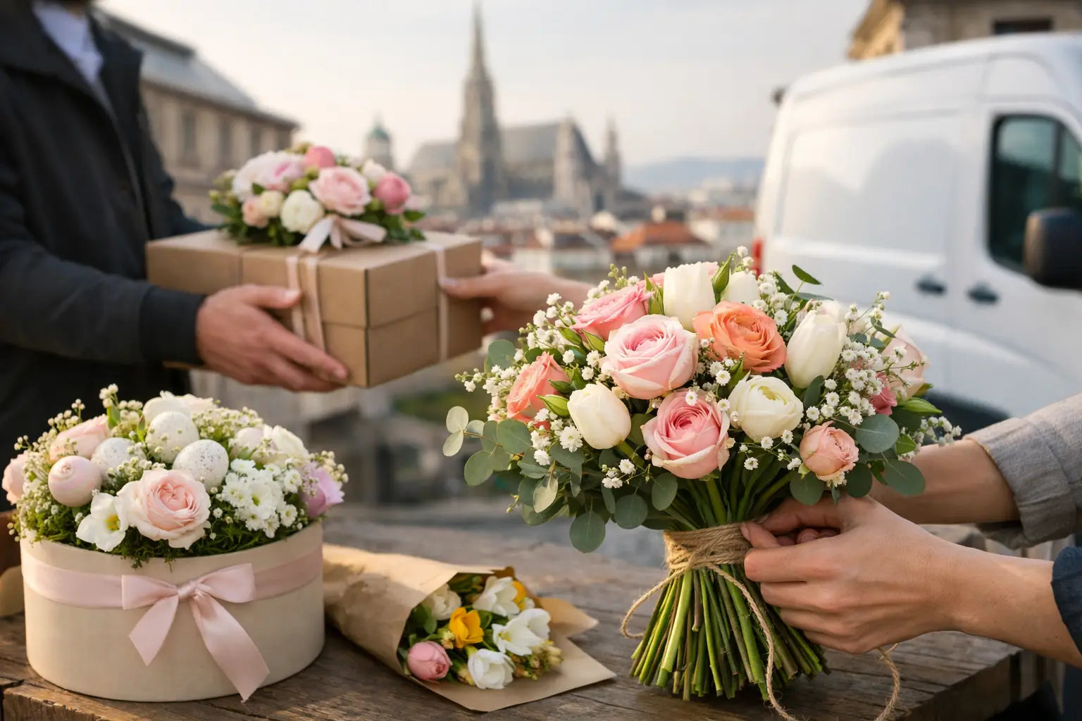 Send Flowers to Vienna – fresh bouquet delivery
