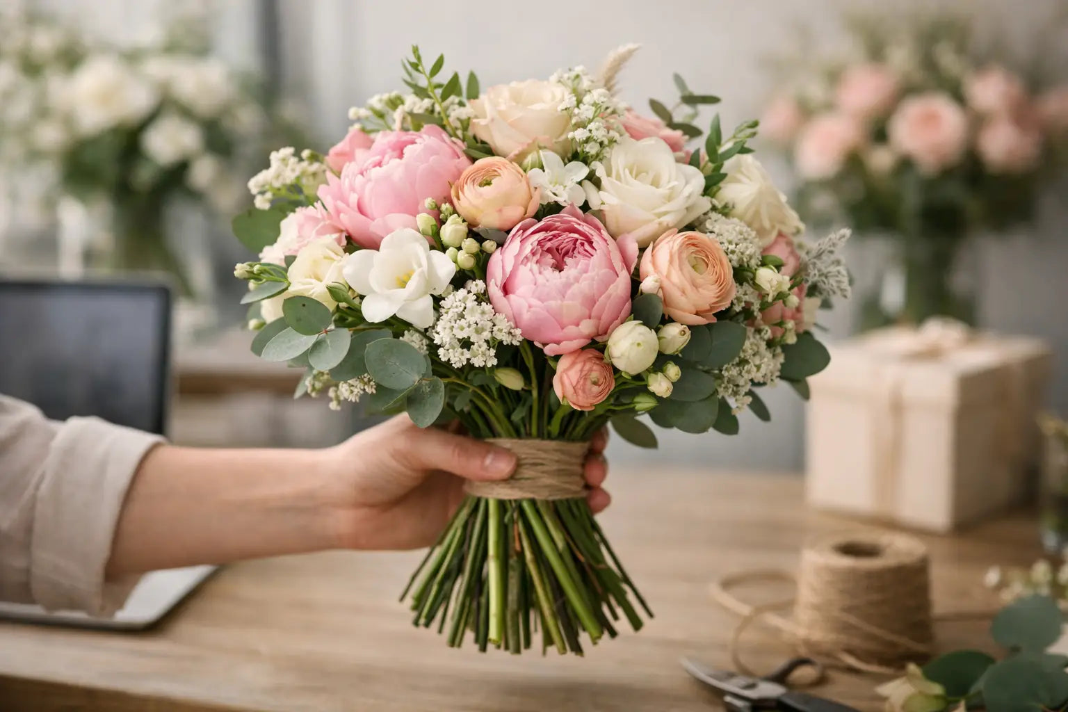 Handgebundene Blumensträuße Wien online bestellen