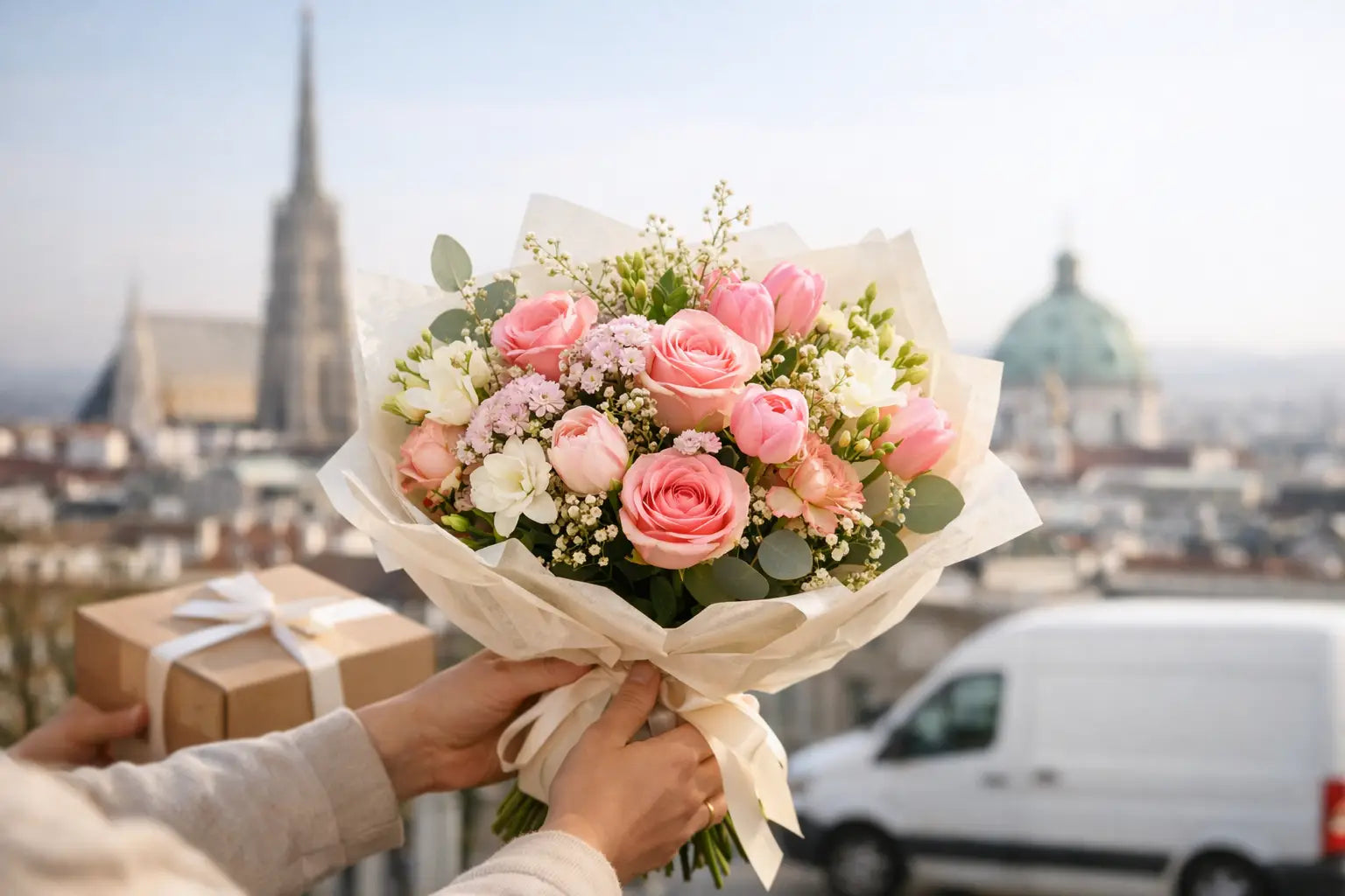 Send Flowers to Vienna from Abroad leicht