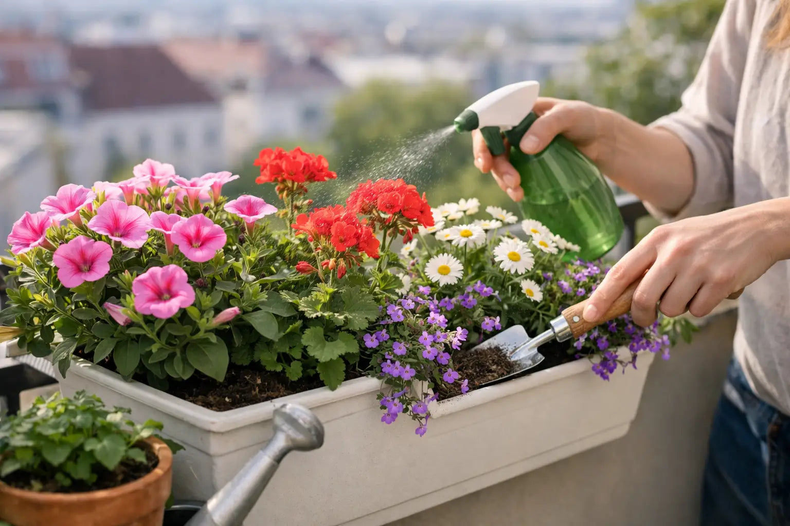 Balkonblumen Pflege leicht gemacht