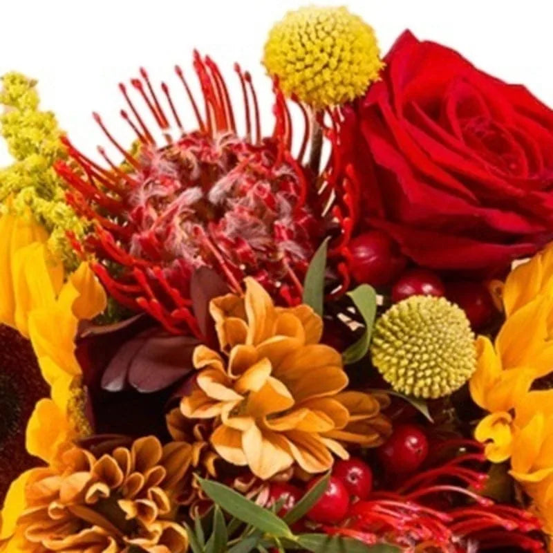 Herbstlicher Sonnenblumen-Mix