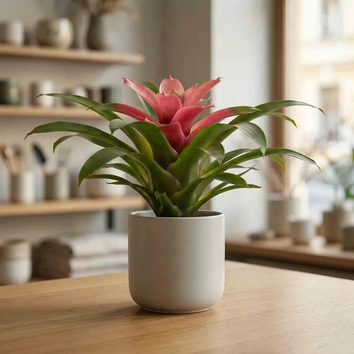 Guzmania Red Bromilie kaufen bei MO BLUMEN Wien